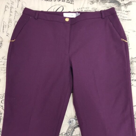 Calvin Klein  Mid-Rise Skinny Trousers - Picture 4 of 7